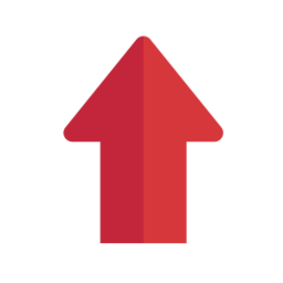 red up arrow